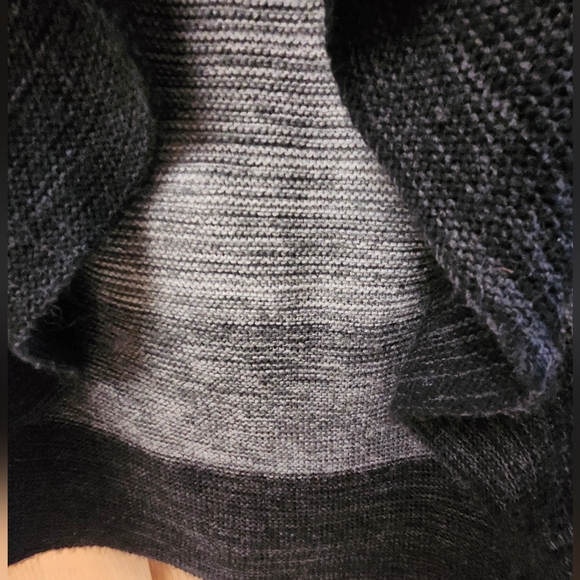 Womens Denver Hayes Greys / Black Waterfall Style Knit Cardigan Size XL - Picture 4 of 4